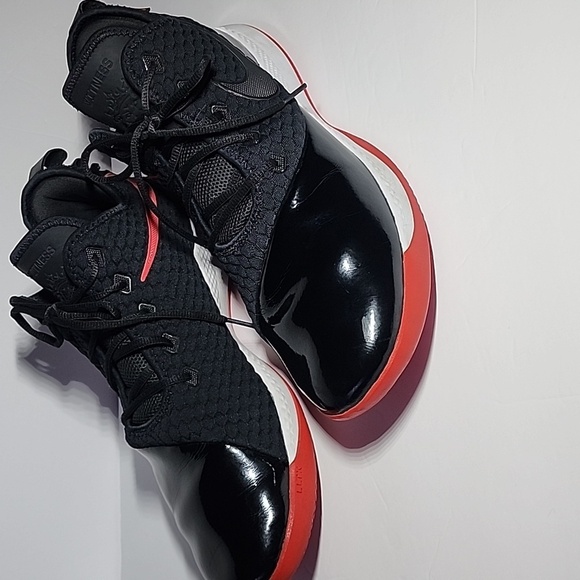 Nike LeBron Witness III PRM Men's Basketball Shoe (US 14  Black/White/Red) - Picture 3 of 15